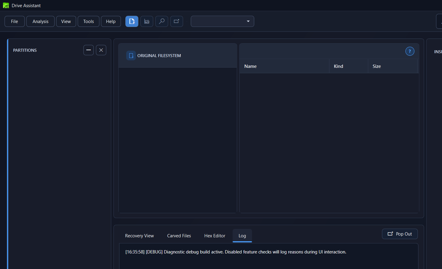 Current Drive Assistant interface